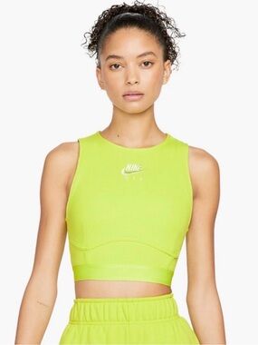 Nike Neon Lime Women's Crop Tank Top